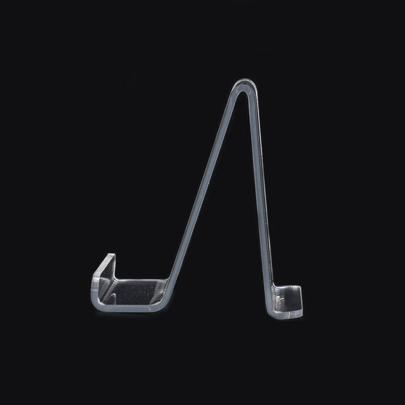 QH-018 10 PCS Acrylic Transparent Mobile Phone Display Stand(Transparent)