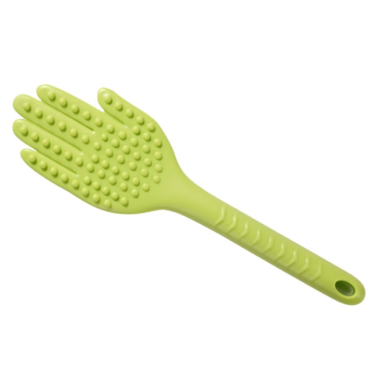 2 PCS Multifunctional Whole Body Silicone Palm Pat and Back Beater Massager Random Color Delivery
