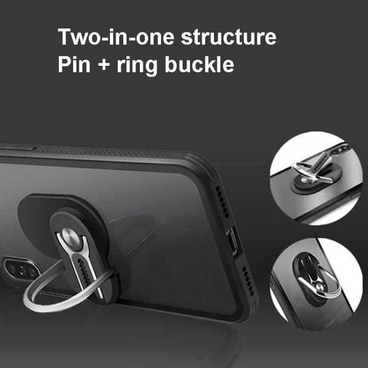 3 PCS Creative Car Phone Holder Car Multi-Function Air Outlet Navigation Ring Bracket(Silver)