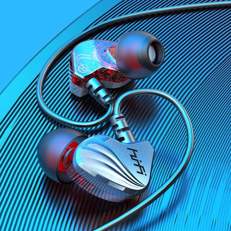 In-Ear Earphone Bass Mobile Phone Game Sports Wired Headset(Silver)
