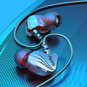 In-Ear Earphone Bass Mobile Phone Game Sports Wired Headset(Silver)