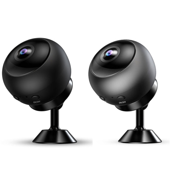 A12 Mini 1080P 5GHz Wireless WiFi Security Camera Night Vision Remote Home Small Surveillance Camera(Matte Black)