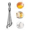 2 PCS Manual Whisk Stainless Steel Glass Bead Egg Whisk Kitchen Household Hand-Held Baking Tools Type B 10 Inch - Stirrer & Squeezer by PMC TechLife | Online Shopping South Africa | PMC TechLife