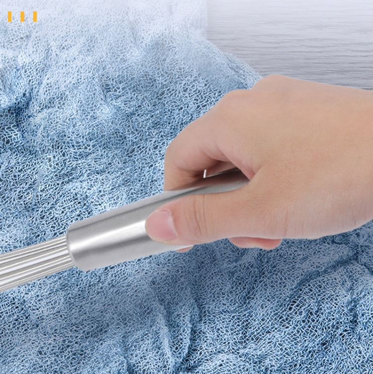 2 PCS Manual Whisk Stainless Steel Glass Bead Egg Whisk Kitchen Household Hand-Held Baking Tools Type B 10 Inch