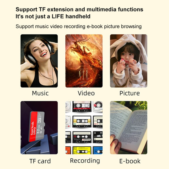 X20 LIFE Classic Games Handheld Game Console with 5.1 inch Screen & 8GB Memory, Support HDMI Output(Yellow)