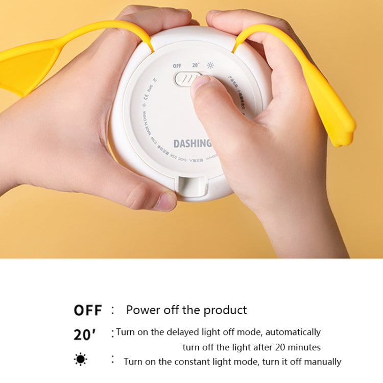 Silicone LED Night Light Mobile Phone Holder(Blue Mouth)