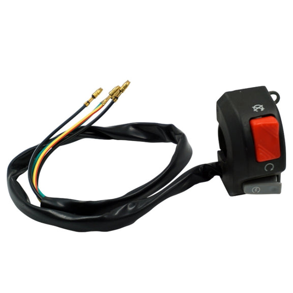 2 PCS Motorcycle Modified Faucet Extinguished Start Switch