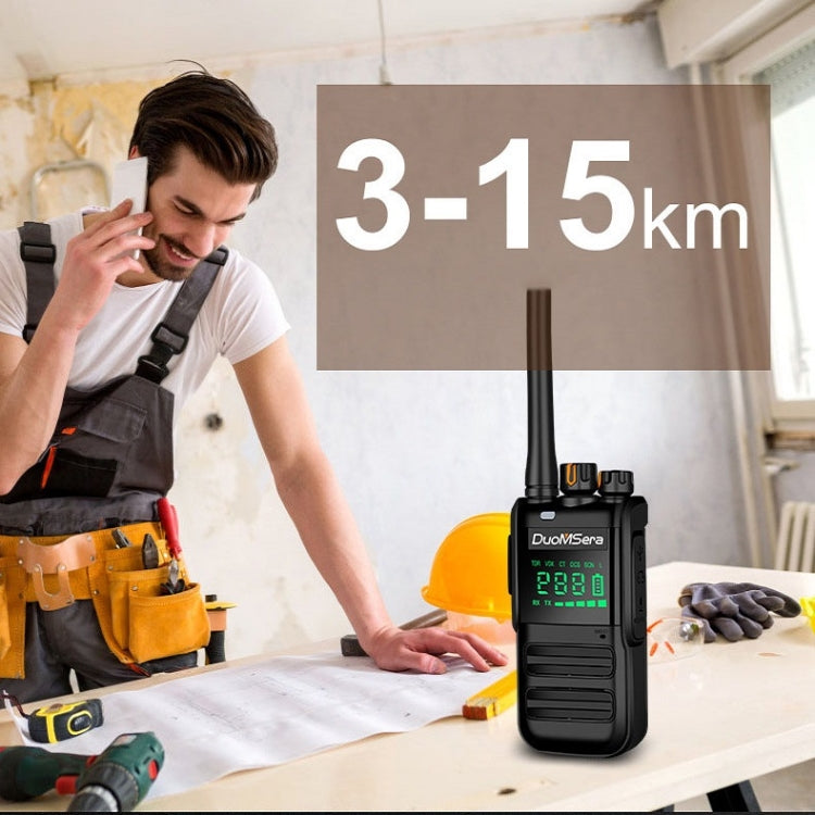 DuoMSera Outdoor Handheld Civil Water-resistant High-Power Wireless Walkie-Talkie