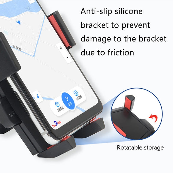 Car Windshield Automatic Lock Phone Holder(Black)