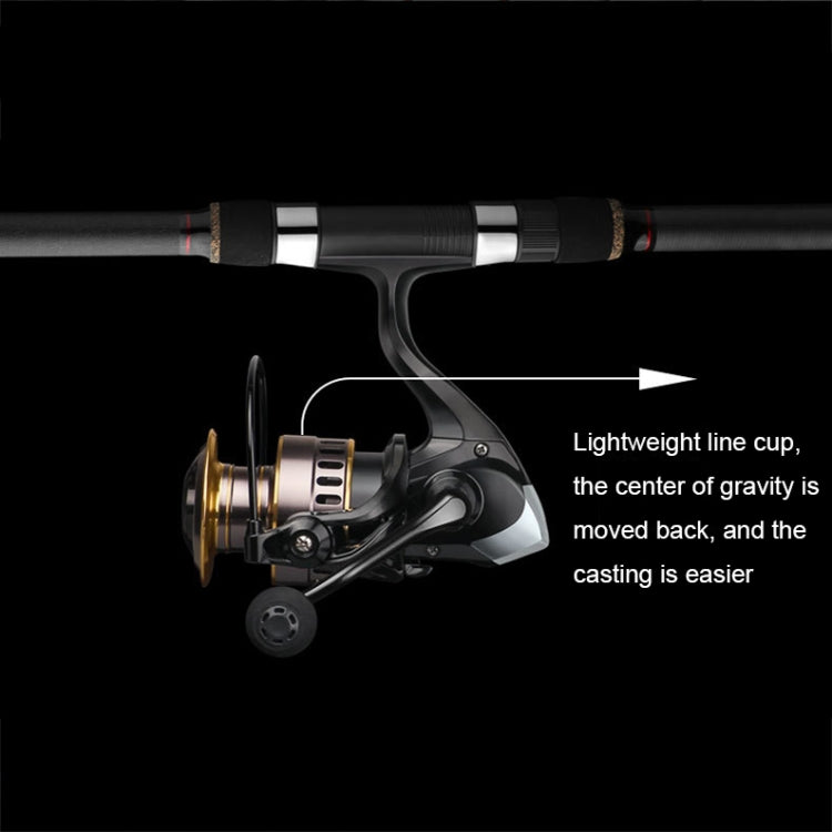 All Metal Rocker Arm Smooth Fishing Reel Spinning Reel, Spec: HE-7000 (EVA Grip)