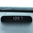 Solar Night Light Car Clock Automotive Electronic Clock Temperature Time+Date+Week+Temperature(White Light) - Clocks & Car Meters by PMC TechLife | Online Shopping South Africa | PMC TechLife | Buy Now Pay Later Mobicred