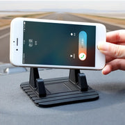 6 PCS Silicone Car Mobile Phone Bracket Car Mini Lazy Bracket(Black)