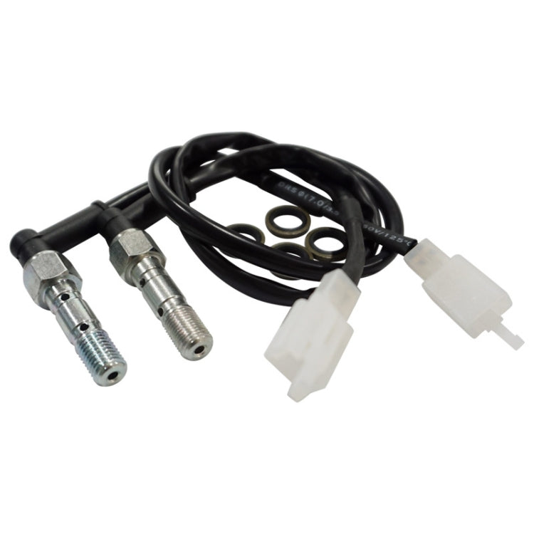 Motorcycle Accessories Disc Brake Pad M10 Hydraulic Brake Switch Double Hole Hydraulic Brake Switch, Specification: M10 x 1.00mm