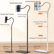 SSKY L6 Bedside Sofa Live Landing Phone Tablet Computer Bracket, Style: Base Heavy Telescopic Version (White)