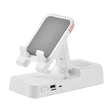 Multifunctional Desktop Stand For Mobile Phone And Tablet With Bluetooth Speaker(White) - Desktop Holder by PMC TechLife | Online Shopping South Africa | PMC TechLife