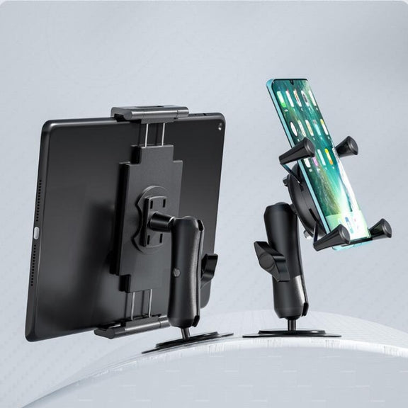 Curved Adhesive Car Instrument Table Bracket Car Mobile Phone Bracket Plastic Clamp Arm Style: Small 4 Claw