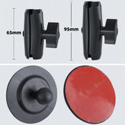 Curved Adhesive Car Instrument Table Bracket Car Mobile Phone Bracket Plastic Clamp Arm Style: Large 4 Claw