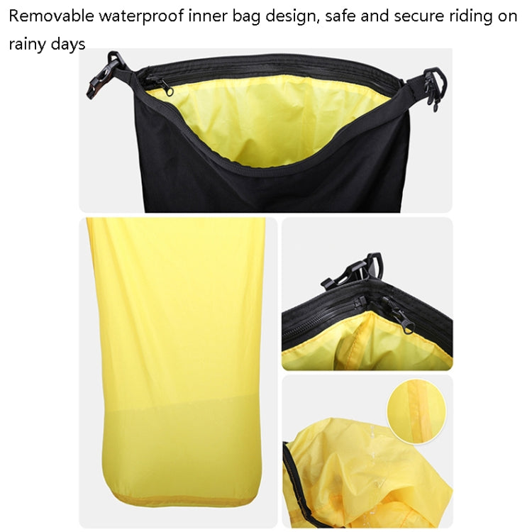 Rhinowalk Multi-Function Motorcycle Rear Seat Bag Combination Rear Shelf Pannier, Colour: Black 30L