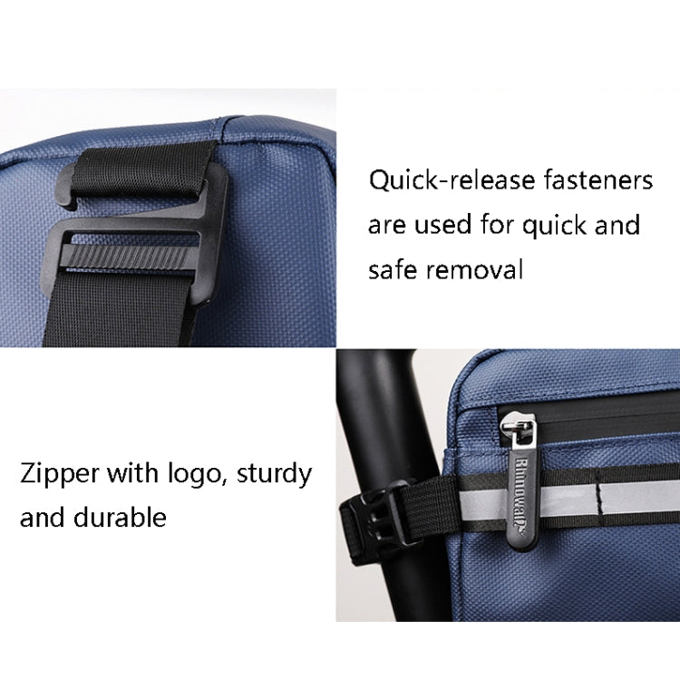 Rhinowalk X20990 Multi-Function Bicycle Front Bag(Blue)