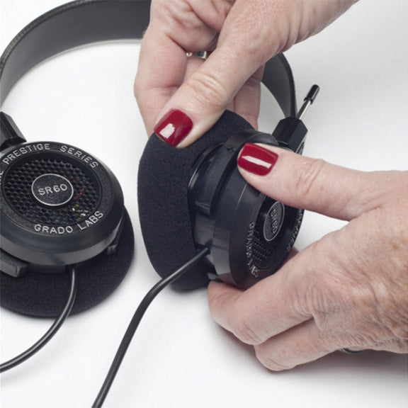 2PCS Headset Cotton Pad For Grado SR60/SR80/SR125/SR225/SR325/SR325i(Small Hard Heart)