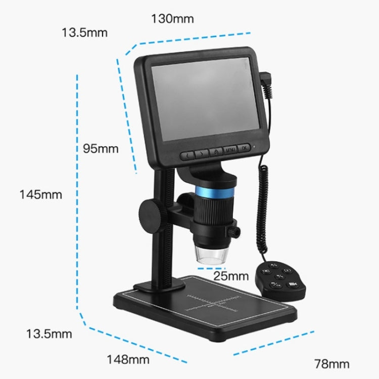 5 Inch Electron Microscope 1080P HD USB Repair Inspection Magnifying Glass