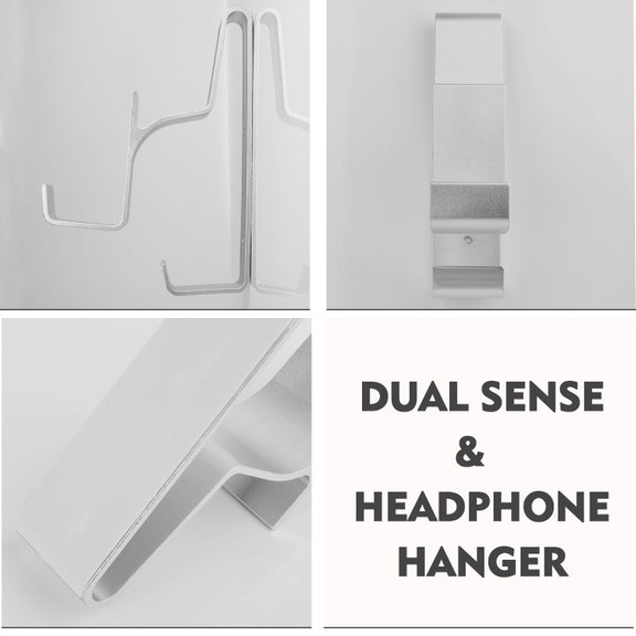 Gamepad & Headphone Three-In-One Wall Mounted Hanger For PS5 / PS4