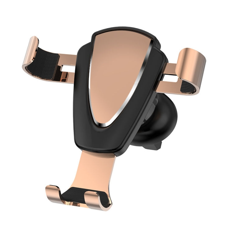 Multifunctional Mobile Phone Holder With Car Air Outlet Car Navigation Support Frame(Tyrant Gold)