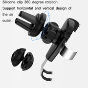 Multifunctional Mobile Phone Holder With Car Air Outlet Car Navigation Support Frame(Tyrant Gold)