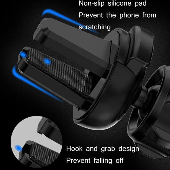 Multifunctional Mobile Phone Holder With Car Air Outlet Car Navigation Support Frame(Tyrant Gold)