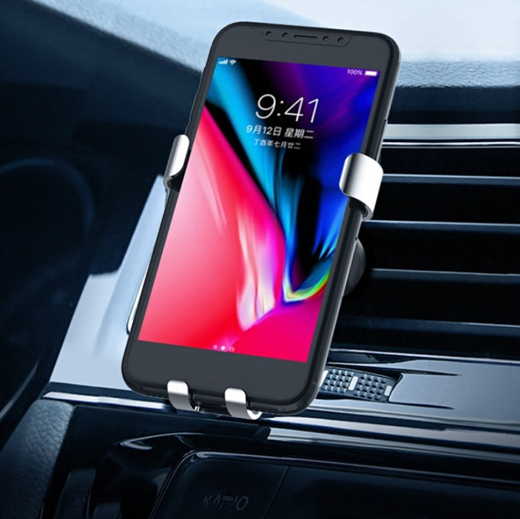 Multifunctional Mobile Phone Holder With Car Air Outlet Car Navigation Support Frame(Tyrant Gold)