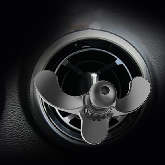 3 PCS A-004 Car Mobile Phone Bracket Air Outlet Hook Accessories(Black)