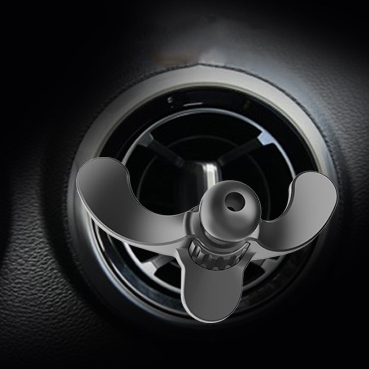 3 PCS A-004 Car Mobile Phone Bracket Air Outlet Hook Accessories(Black)