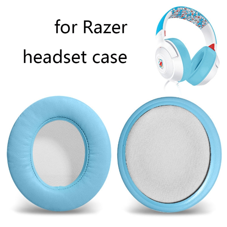 2 PCS Headphone Sponge Case For Razer Standard, Colour: Lambskin (Black)
