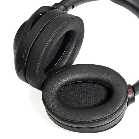 2 PCS Headset Comfortable Sponge Cover For Sony WH-1000xm2/xm3/xm4, Colour: (1000X / 1000XM2)Black Lambskin