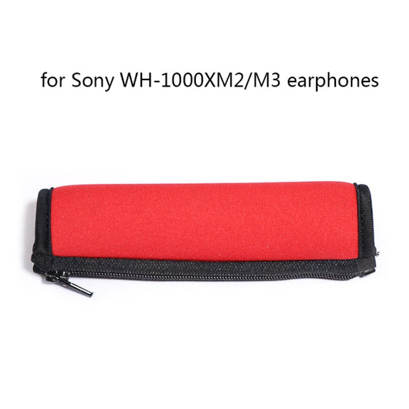 2 PCS Headset Comfortable Sponge Cover For Sony WH-1000xm2/xm3/xm4, Colour: (1000XM4)Black Protein