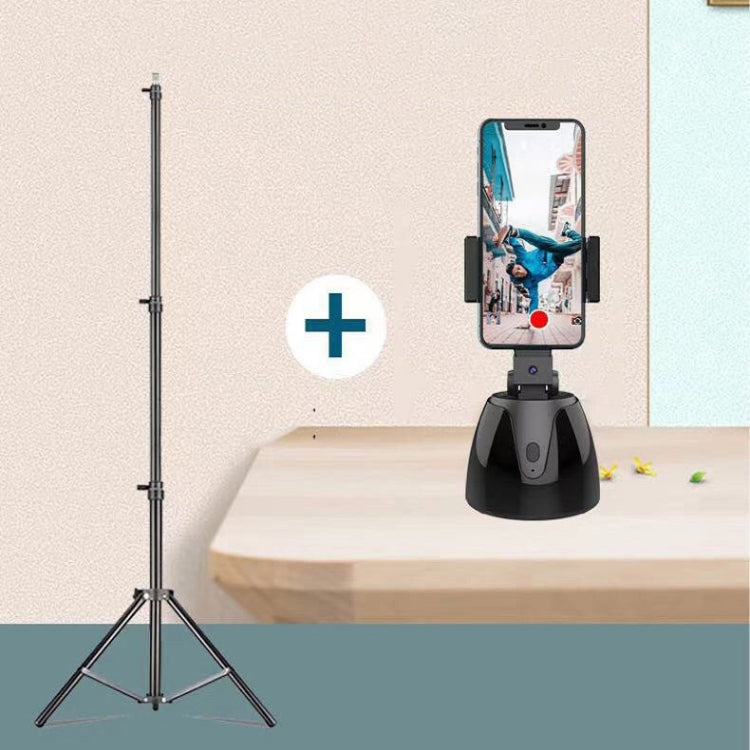 360-Degree Smart Follow-Up Selfie Live Video Recording Tripod Heads Charging Tripod Heads