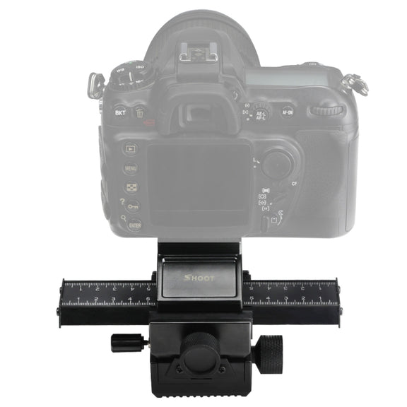 Shoot 4-Way Macro Focusing Focus Rail Slider / Close-Up Shooting Rail Slider