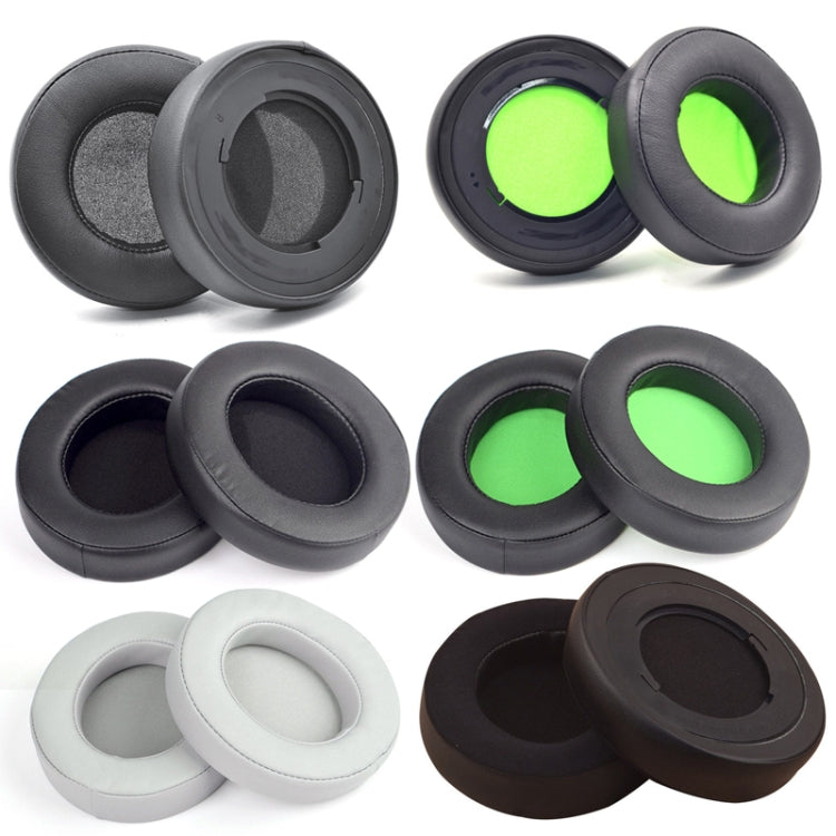 2 PCS Headset Sponge Case For Razer BlackShark V2/V2X/V2SE, Colour: Ellipse(Black)
