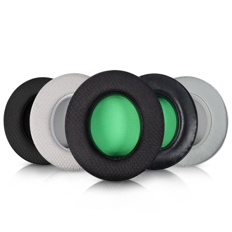 2 PCS Headset Sponge Case For Razer BlackShark V2/V2X/V2SE, Colour: Ellipse(Gray Net Gray Bottom)