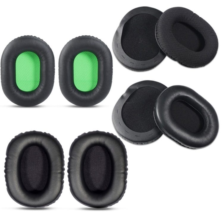 2 PCS Headset Sponge Cover For Razer V2, Colour: Black Skin Black Net