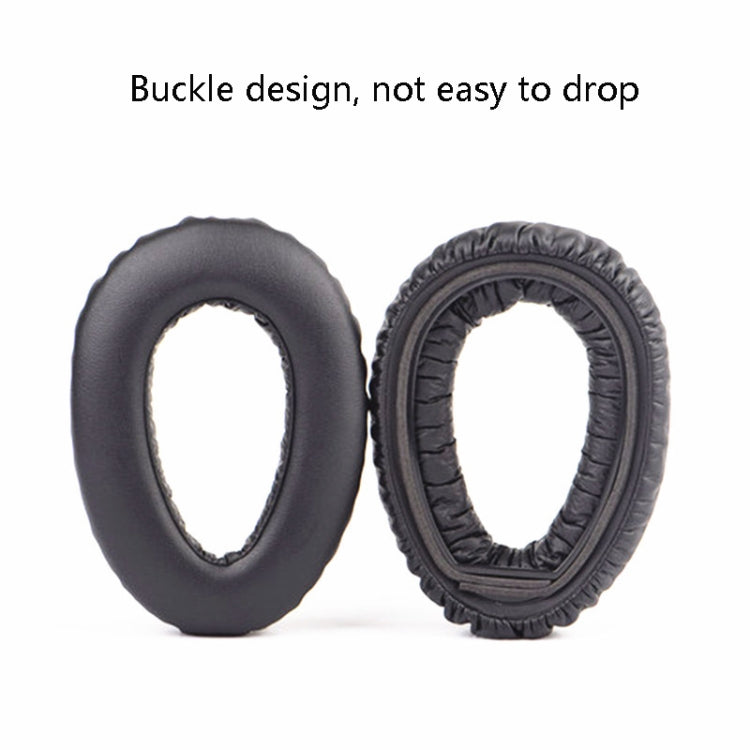 1 Pairs Headphones Sponge Cover Headphone Accessories For Sennheiser  PXC550/MB660(Black)