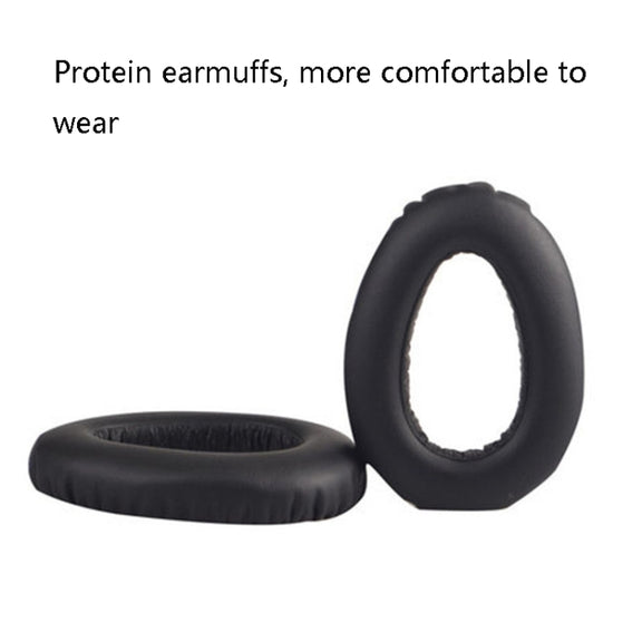 1 Pairs Headphones Sponge Cover Headphone Accessories For Sennheiser  PXC550/MB660(Black)