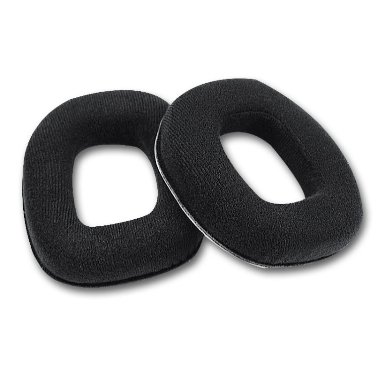 2 PCS Gaming Headset Sponge Protective Case Flannel Earmuffs for Logitech A10