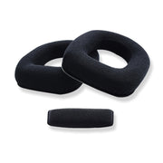 2 PCS Gaming Headset Sponge Protective Case Flannel Earmuffs for Logitech A40