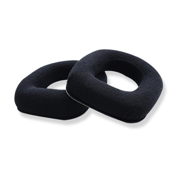 2 PCS Gaming Headset Sponge Protective Case Flannel Earmuffs for Logitech A50