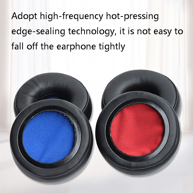 1 Pairs Headphone Sponge Cover Headphone Leather Cover For Jabra Revo Wireless, Colour: Black Black Net