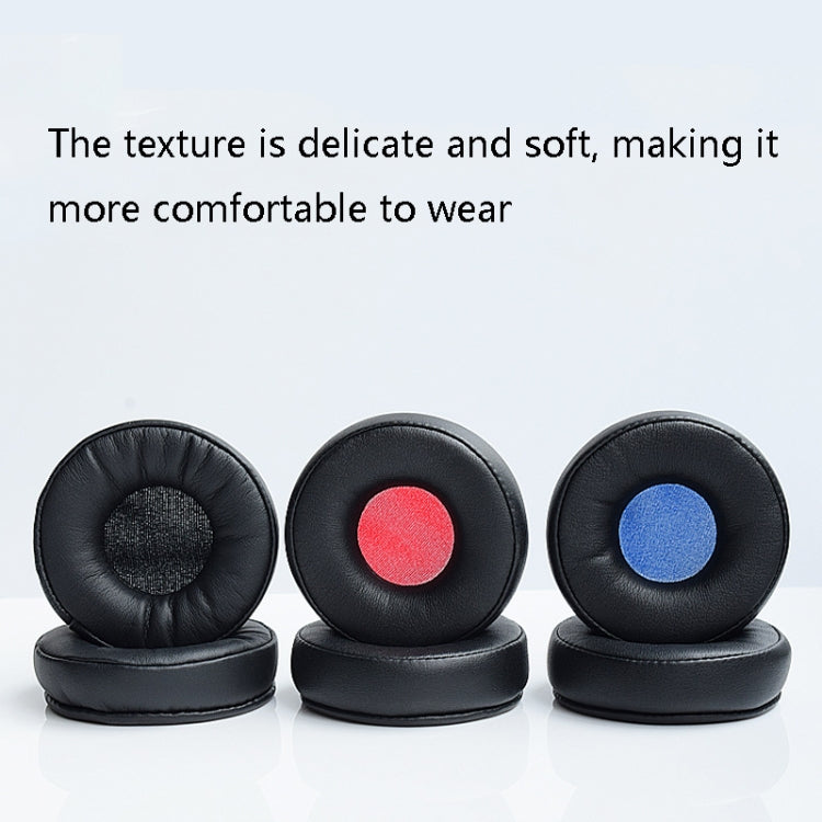 1 Pairs Headphone Sponge Cover Headphone Leather Cover For Jabra Revo Wireless, Colour: Black Black Net