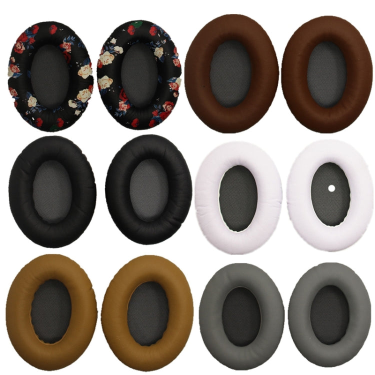 2 PCS Headset Sponge Cover For BOSE QC15 / QC3 / QC2 / QC25 / AE2 / AE2i(Coffee  + Gray)