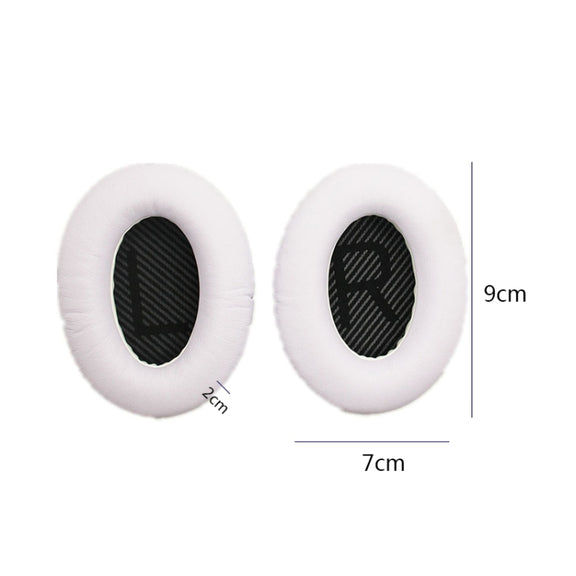 2 PCS Headset Sponge Cover For BOSE QC15 / QC3 / QC2 / QC25 / AE2 / AE2i(Coffee  + Black LR)