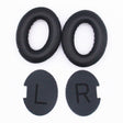 2 PCS Headset Lambskin Sponge Cover Earmuffs For Bose QC25 / QC15 / QC2 / QC35 / AE2i(Black+Black) - Earmuff & Pad by PMC TechLife | Online Shopping South Africa | PMC TechLife